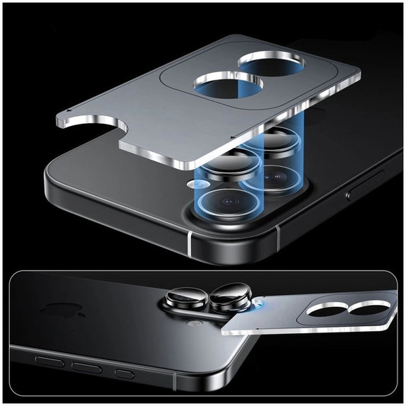 Ochrana kamery Camring Fit+ pro Samsung S26 / S26+ Plus, čirá, Tech-Protect