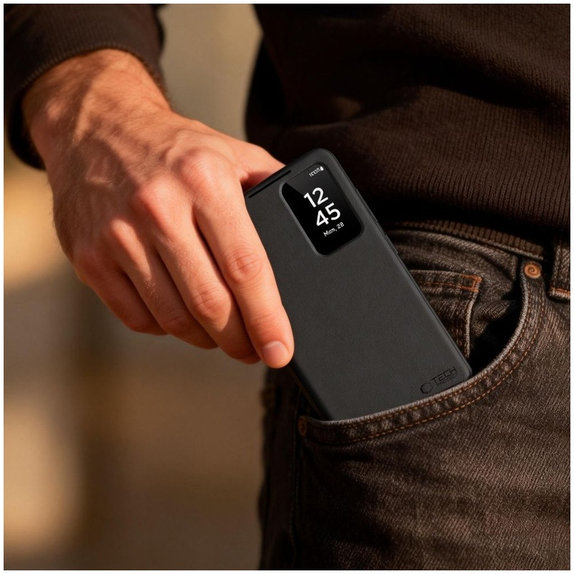 Pouzdro Smart Wallet pro Samsung S26 Ultra, Matte Black, Tech-Protect
