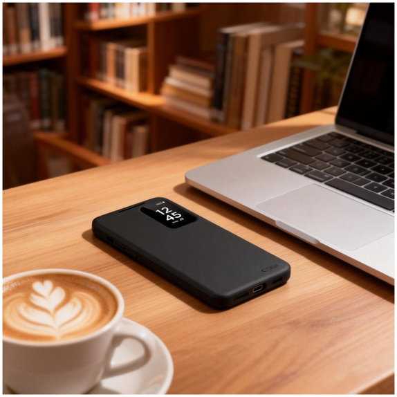 Pouzdro Smart Wallet pro Samsung S26 Ultra, Matte Black, Tech-Protect