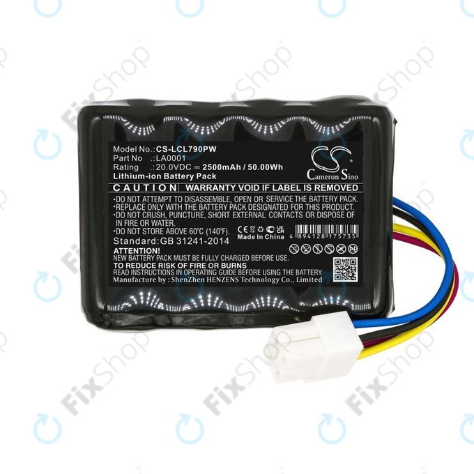 Baterie pro Landxcape LX797, Ferrex 800m2 2021, 2500mAh, Li-Ion, 20V, LA0001, HQ