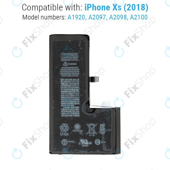 Baterie pro iPhone XS, 2658mAh, Service Pack