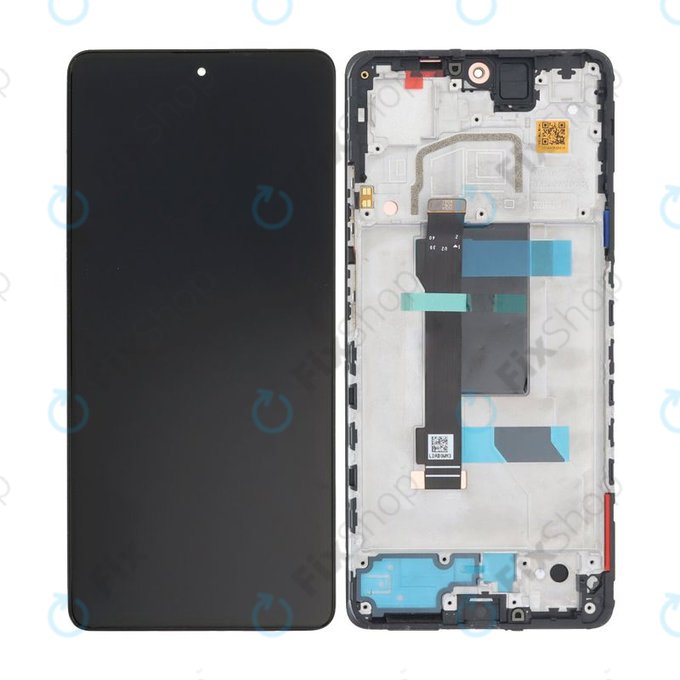 Xiaomi Poco X5 Pro - LCD Displej + Dotykové Sklo + Rám (Astral Black) TFT