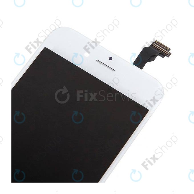 Displej pro iPhone 6, White, Dotykové sklo s rámem