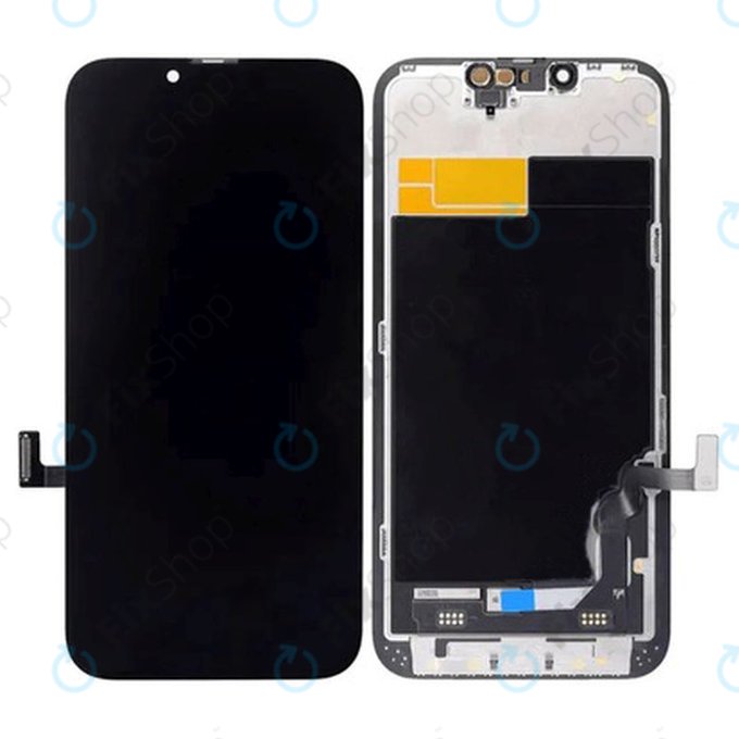 Displej pro iPhone 16e, 17e, Dotykové sklo s rámem, Refurbished
