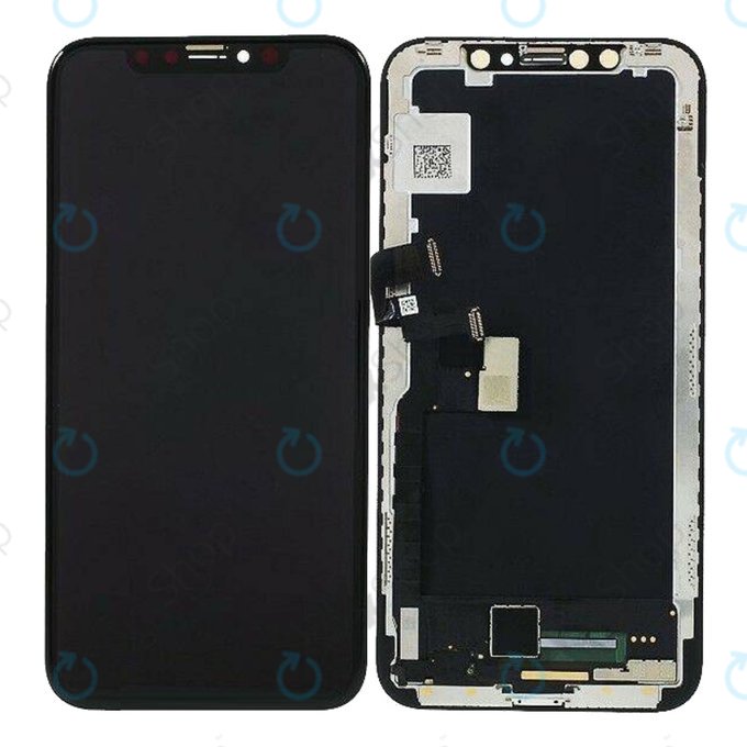 Displej pro iPhone XS Max, Dotykové sklo s rámem, Refurbished