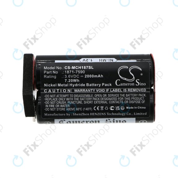 Baterie pro Moser ChromStyle, Wella Academy, Super Cordless, 2000mAh, Ni-MH, 3.6V, 1871-7590, HQ