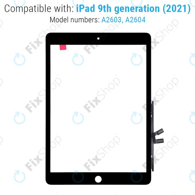 Dotykové sklo pro iPad (9th Gen 2021), Black
