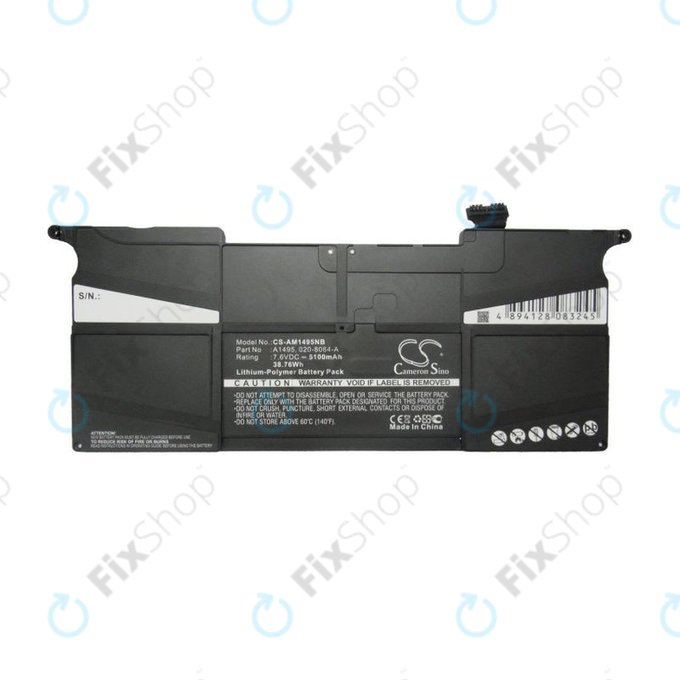 Apple MacBook Air 11" A1465 (Mid 2013 - Early 2015) - Baterie A1495 5100mAh HQ