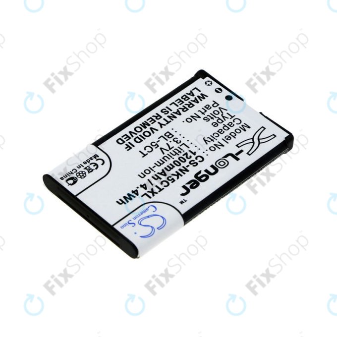 Baterie pro Nokia 5220, 5630, 6303, 6700, C5, 1200mAh, Li-Ion, 3.7V, BL-5CT, HQ