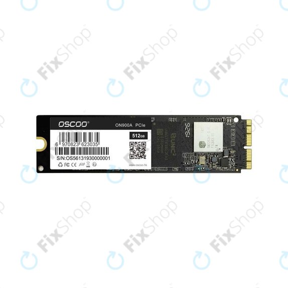 Oscoo ON900A PCIe - SSD 512GB - MacBook Air, Pro (Late 2013 - 2017) Refurbished
