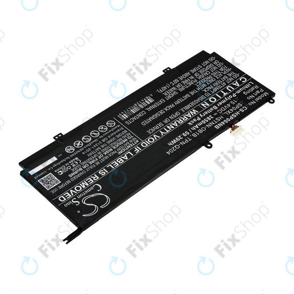 Baterie pro HP Spectre X360 13, 3850mAh, Li-Pol, 15.4V, HSTNN-OB1B, HQ