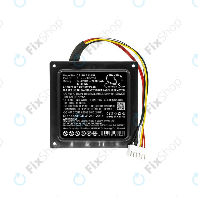Baterie pro JBL Party Box 100, 2600mAh, Li-Ion, 14.4V, SUN-INTE-260, HQ