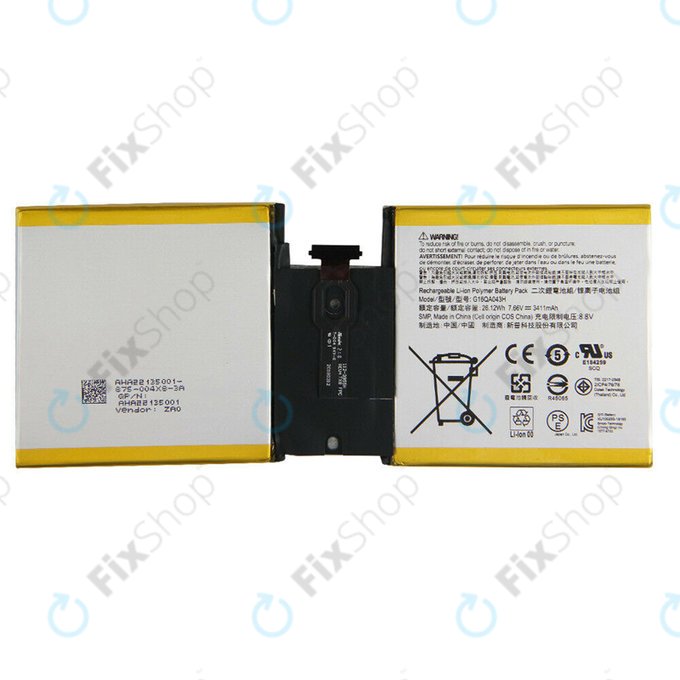 Microsoft Surface Go - Baterie G16QA043H 3411mAh