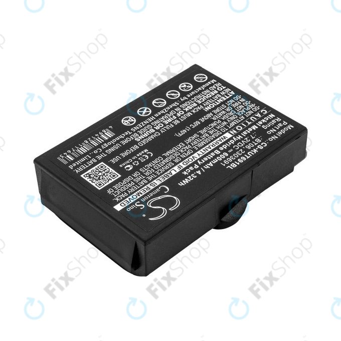 Baterie pro Ikusi TM60, 61, 62, 600mAh, Ni-MH, 7.2V, BT06, HQ