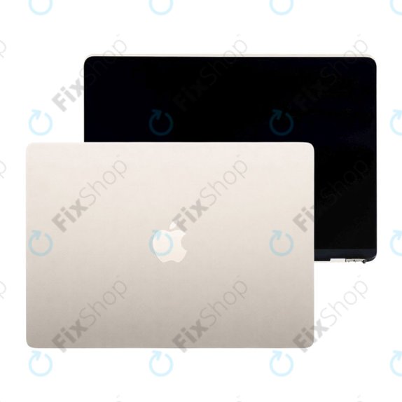 LCD displej pro MacBook Air 13", A3240 (2025), s předním sklem a krytem, Starlight, 661-50104, Genuine Apple