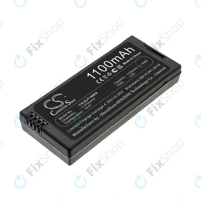 Baterie pro DJI Tello, 1100mAh, Li-Pol, 3.8V, T01, HQ