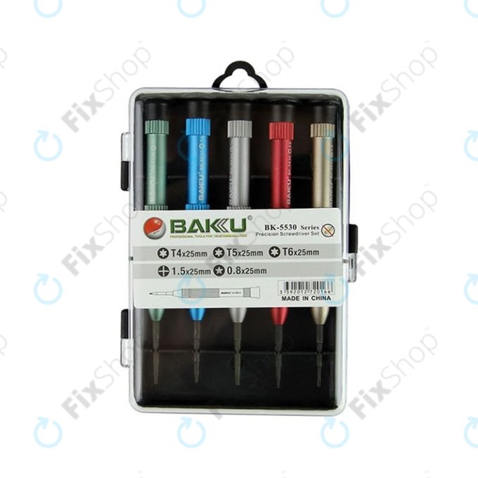 Baku BK-5530 - Sada Šroubováků na Servis Notebooků (5ks)