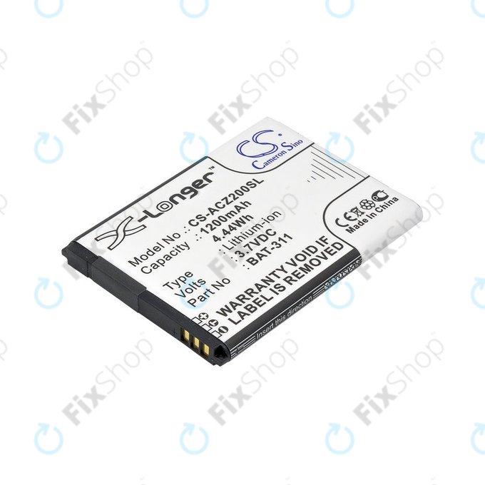 Baterie pro Acer Liquid Z200, BAT-311, Li-ion, 3.7V, 1200mAh, HQ