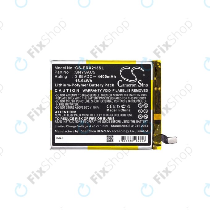 Baterie pro Sony Xperia 10 III, 4400mAh, Li-Pol, 3.85 V, SNYSAC5, HQ