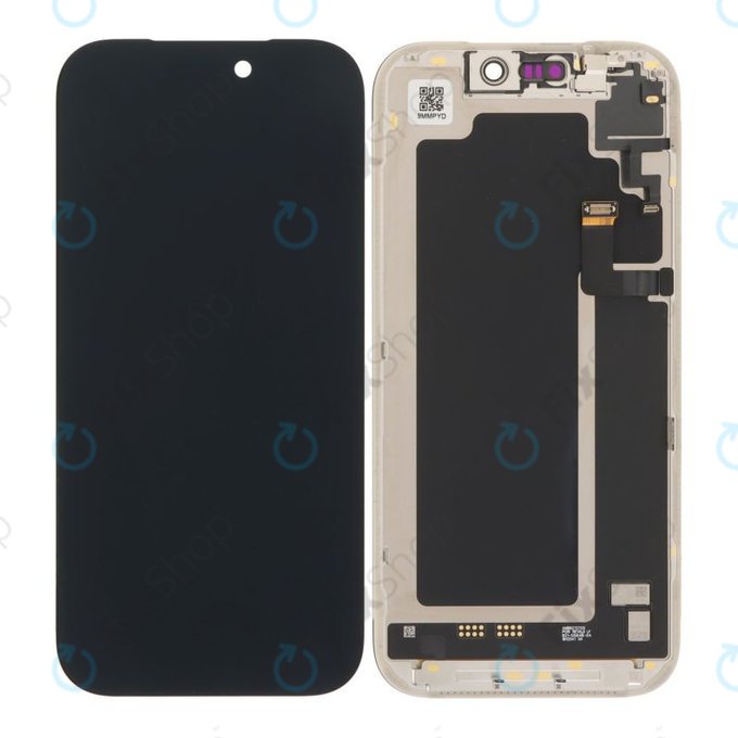 Displej Soft OLED 120Hz pro iPhone 17 Pro, Dotykové sklo s rámem, DIAGNOSTIC