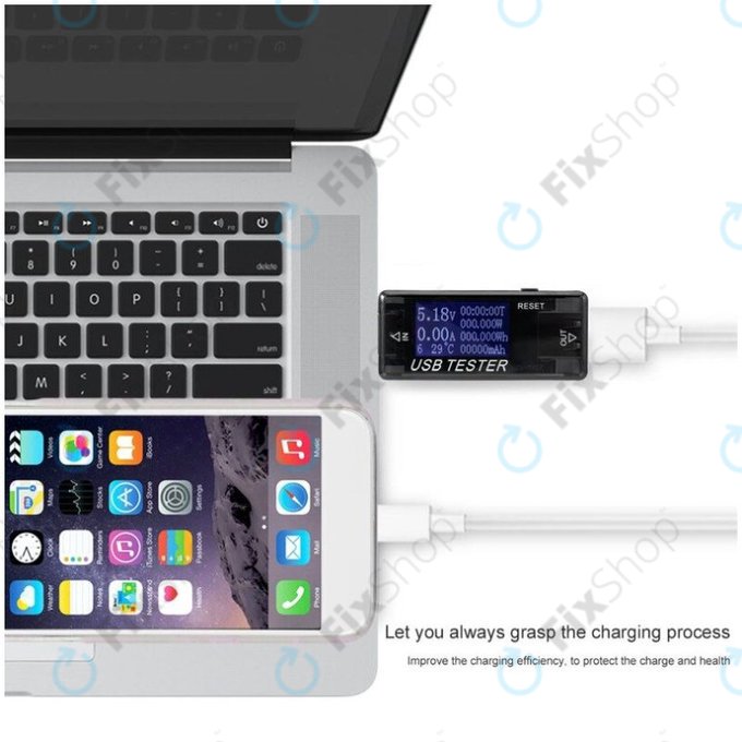 Phonefix KWS-V21 - USB Tester Nabíjení pro Smartphony (OUT)