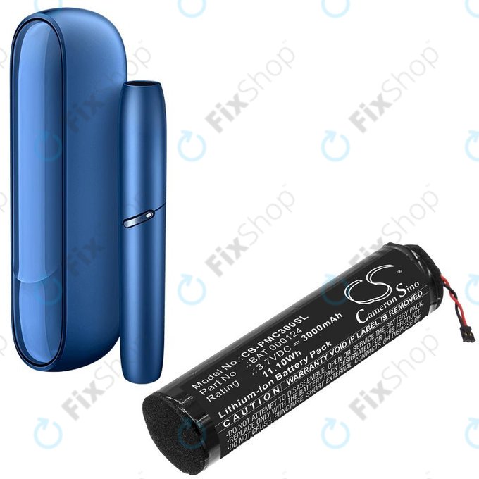 Baterie pro Iqos 3.0 Charge box, 3000mAh, Li-Ion, 3.7V, BAT.000124, HQ