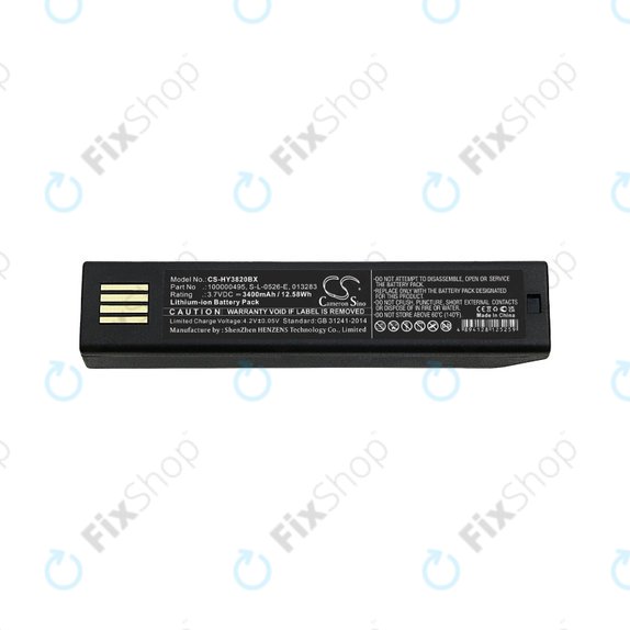 Honeywell 1202g, 1452G, 1472G, 1902GHD/GSR, 1911i, 1981i, 3820/i, 4620, 4820/i, 5620, 6320, 8675i, Xenon 3820/i, 4820/i, 5620, 6320 - Baterie 100000495, S-L-0526-E, 013283 3400mAh HQ