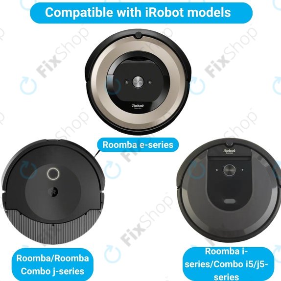 Sada náhradních dílů pro iRobot Roomba e-series, i-series, j-series (2 páry hlavních kartáčů, 4x Filtr, 4x Boční kartáč)