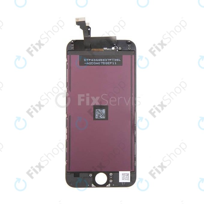 Displej pro iPhone 6, Black, Dotykové sklo s rámem