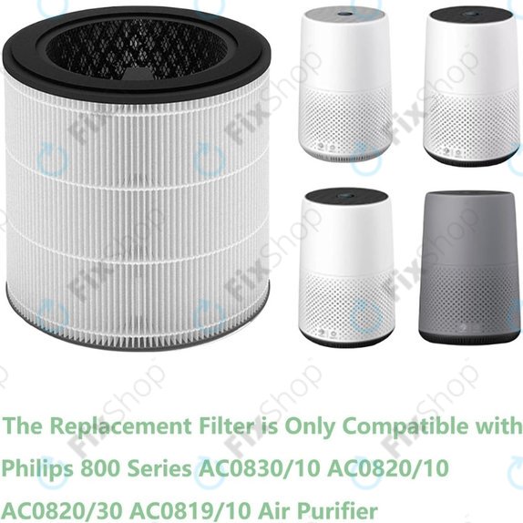 Philips 800-series, AC0830/10, AC0820/10, AC0820/30, AC0819/10 - HEPA filtr 3v1 (Aktivní uhlí)