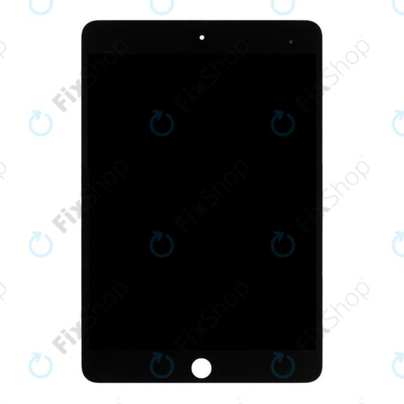LCD Displej pro iPad Mini 4, Black, Dotykové sklo bez rámu