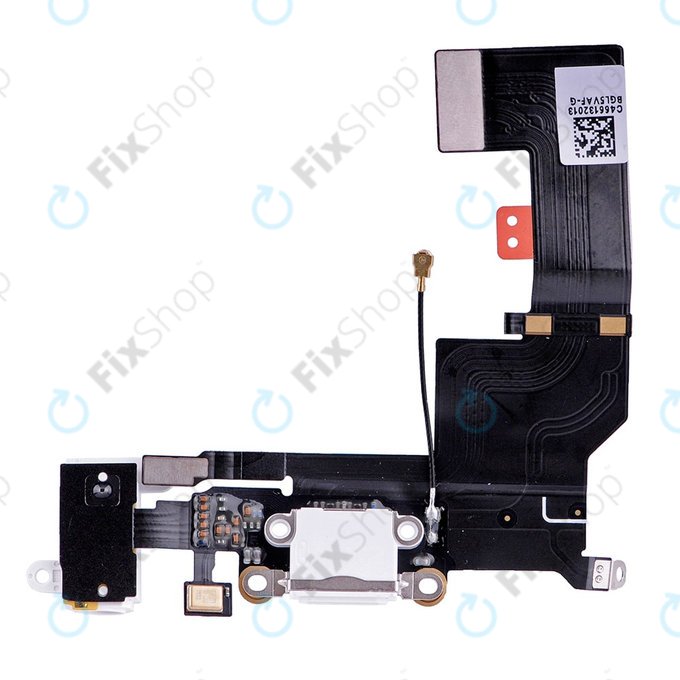 Apple iPhone SE - Nabíjecí Konektor + Flex Kabel (White)