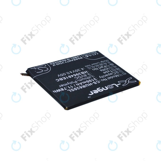 Baterie pro Huawei Ascend Y6 2, Honor 5a, Huawei G7 Plus, 3100mAh, Li-Pol, 3.8V, HB396481EBC, HQ