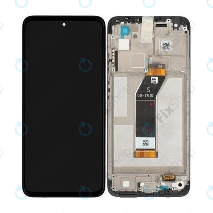 Xiaomi Redmi 10 (2022) 21121119SG 22011119UY - LCD Displej + Dotykové Sklo + Rám (Carbon Gray) - 560001K19S00 Genuine Service Pack