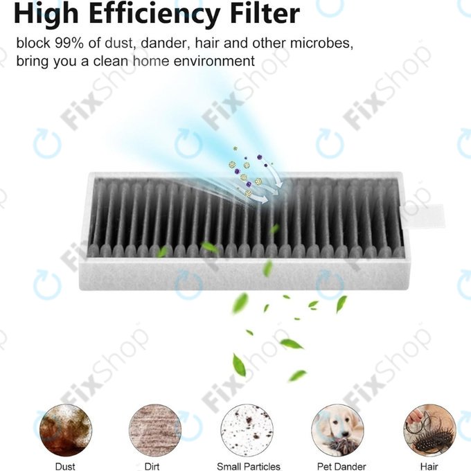 Ecovacs X11, X11 Omni, X11 Pro, X11 Pro Omni  - Prachový filtr