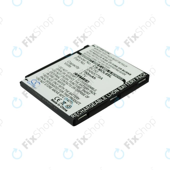 Baterie pro Motorola Aura, SLVR L2, L7, L9, 750mAh, Li-Ion, 3.7V, BC50, HQ