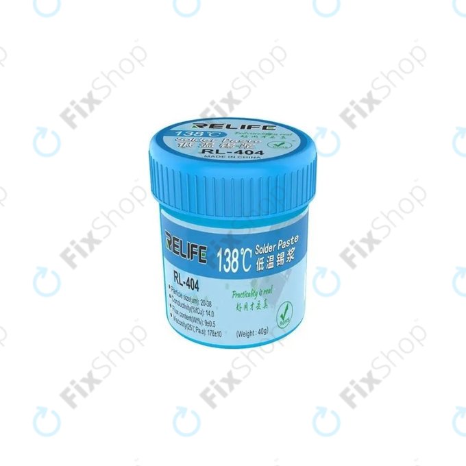 Relife RL-404 - Pájecí Pasta 138°C (40g)