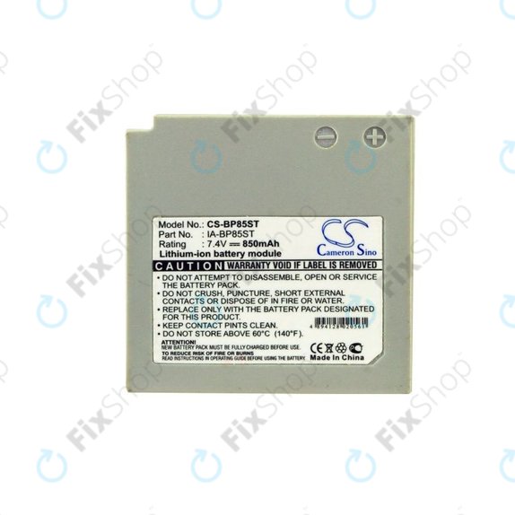 Baterie pro Samsung VP-MX10, 20, 850mAh, Li-Ion, 7.4V, IA-BP85ST, HQ