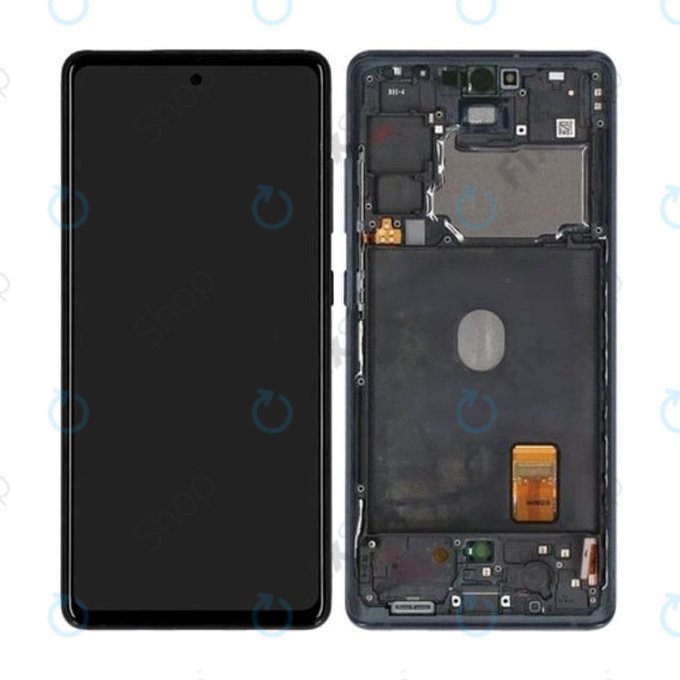 Samsung Galaxy S20 FE G780F - LCD Displej + Dotykové Sklo + Rám (Black) OLED