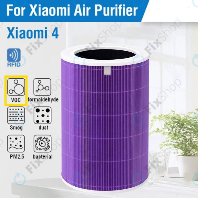 Xiaomi Mi Mijia Air Purifier 4 - HEPA filtr (Protizápachový) (Fialová)