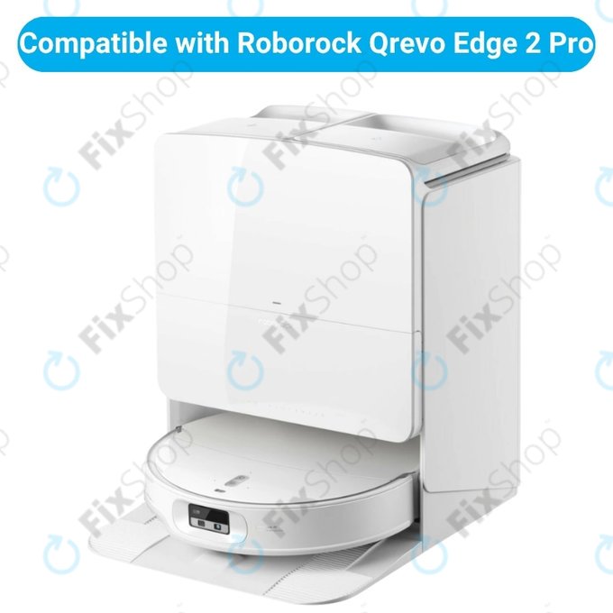Sada náhradních dílů pro Roborock Qrevo Edge 2 Pro (1x Hlavní kartáč, 2x Filtr, 2x Boční kartáč, 4x Mopovací útěrka, 2x Sáček na prach)