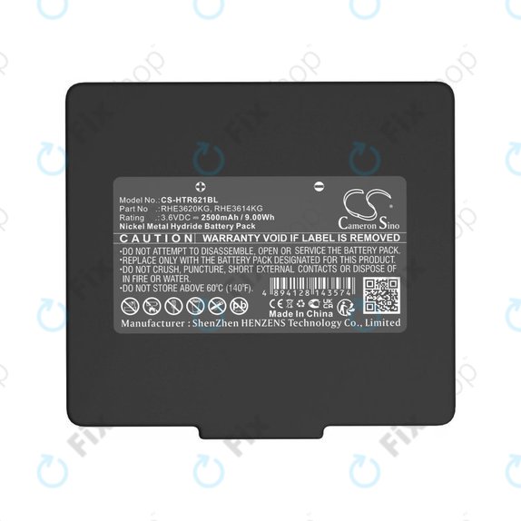 Baterie pro Hetronic, 2500mAh, Ni-MH, 3.6V, RHE3620KG, HQ