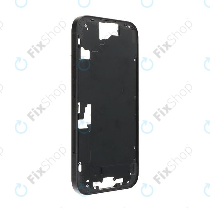 Apple iPhone 16 - Střední rám + Tlačítka zapínání + Hlasitosti (Black)