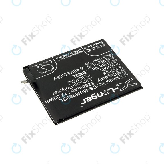 Baterie pro Xiaomi Mi 9, 3200mAh, Li-Pol, 3.85 V, BM3L, HQ