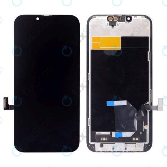 Displej Hard OLED pro iPhone 13, Dotykové sklo s rámem, FixPremium