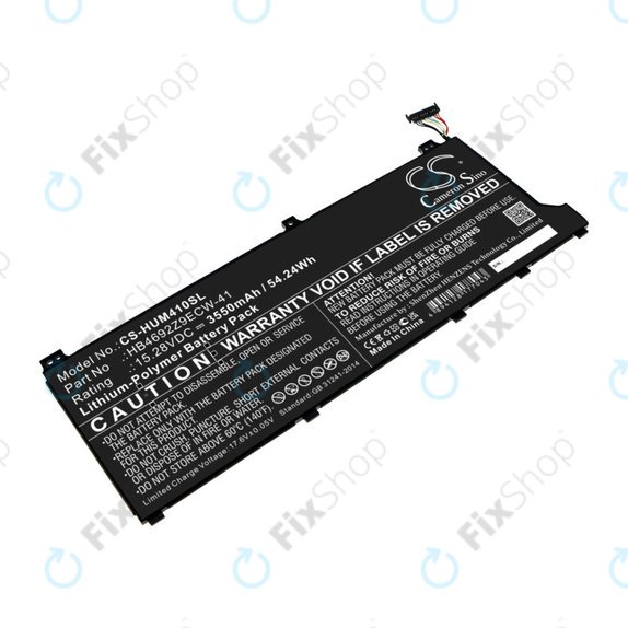 Baterie pro Honor MagicBook 14, Huawei MateBook D14, MediaPad D14, MagicBook 14, 3550mAh, Li-Pol, 15.28V, HB4692Z9ECW-41, HQ