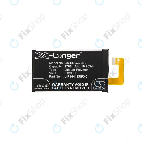 Baterie pro Sony Xperia XA1 Ultra G3221, 2700mAh, Li-Pol, 3.8 V, LIP1641ERPXC, HQ
