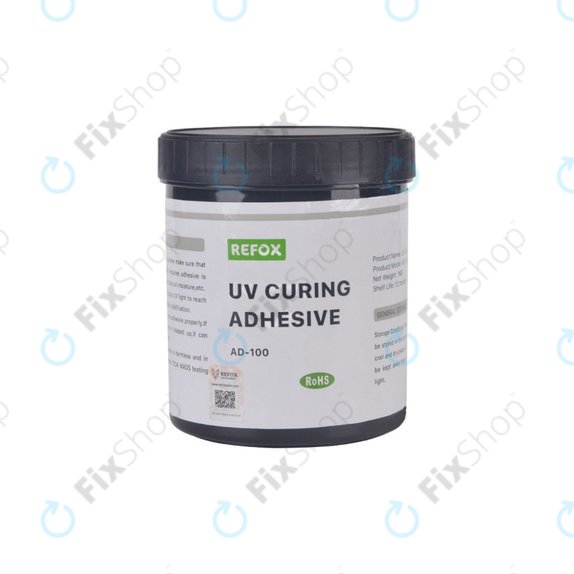 Refox AD-100 - UV Vytvrzovací Voděodolné Lepidlo (1kg)
