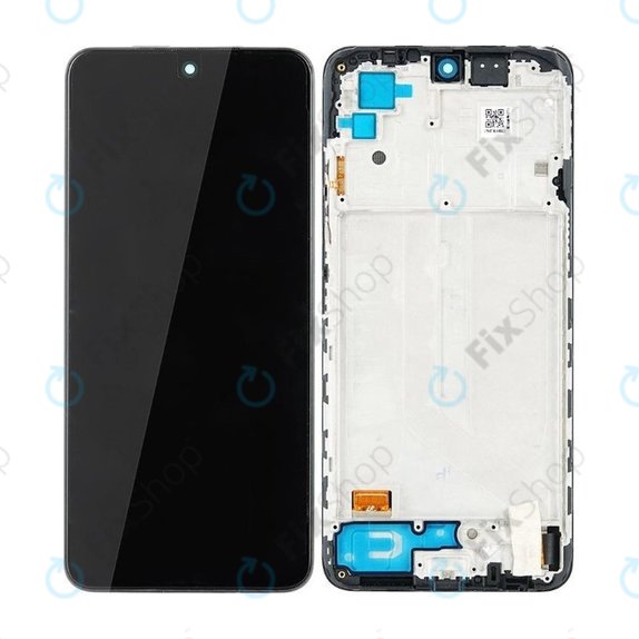 Xiaomi Redmi Note 10 - LCD Displej + Dotykové Sklo + Rám (Onyx Gray) - 5600020K7A00 Genuine Service Pack