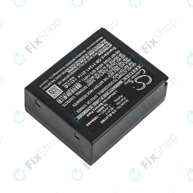 Baterie pro Olympus EM1, 1900mAh, Li-Ion, 7.4V, BLH-1, HQ
